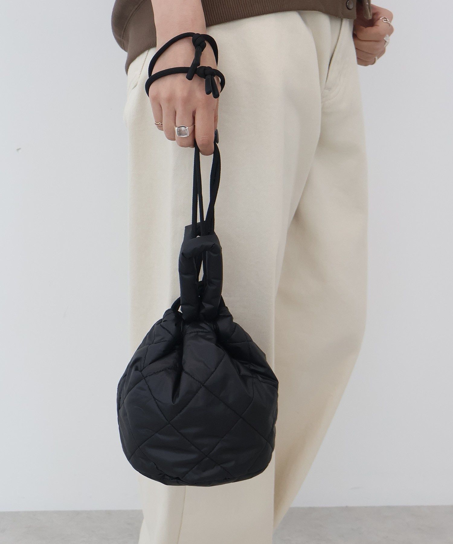 アメリカンホリック AMERICAN HOLIC キルティングミニBAG① （オリーブ） オリーブ