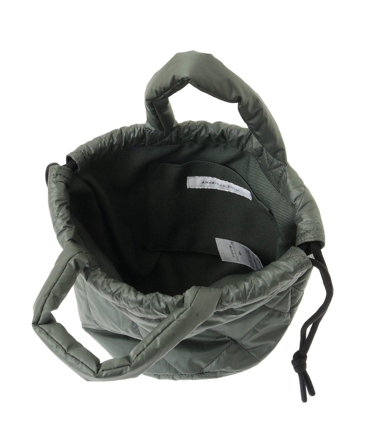 アメリカンホリック AMERICAN HOLIC キルティングミニBAG① （オリーブ） オリーブ