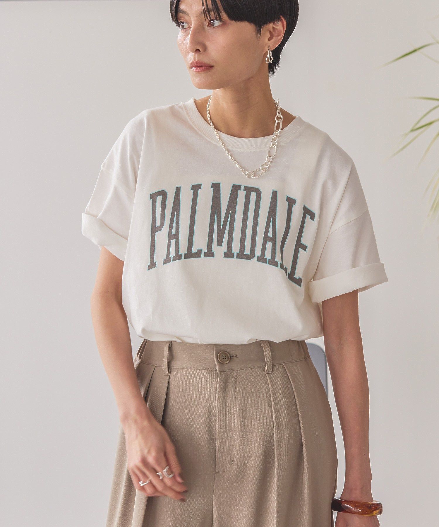 アメリカンホリック AMERICAN HOLIC PALMDALE Tシャツ （オフホワイト） オフホワイト