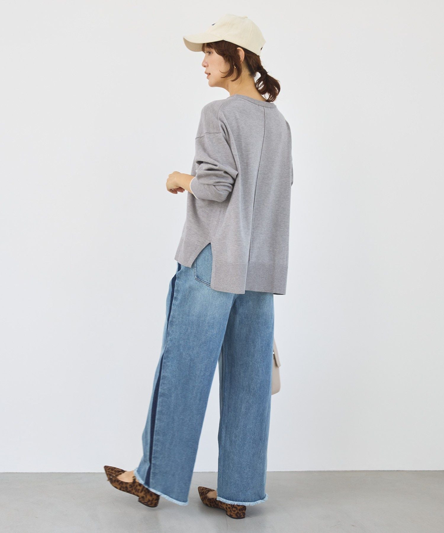 アメリカンホリック AMERICAN HOLIC サイドラインデニム （グレー） グレー