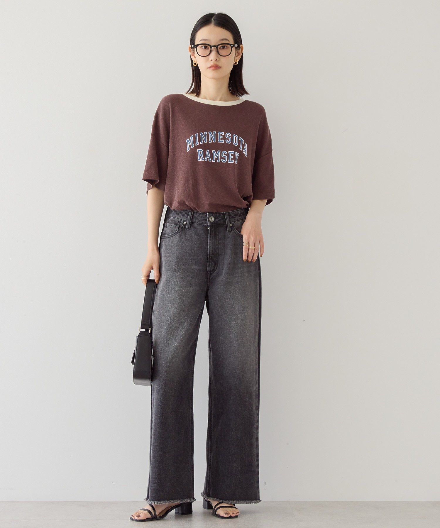 アメリカンホリック AMERICAN HOLIC サイドラインデニム （グレー） グレー