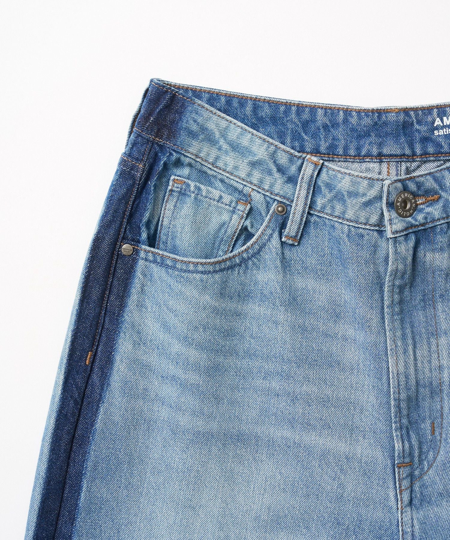 アメリカンホリック AMERICAN HOLIC サイドラインデニム （グレー） グレー