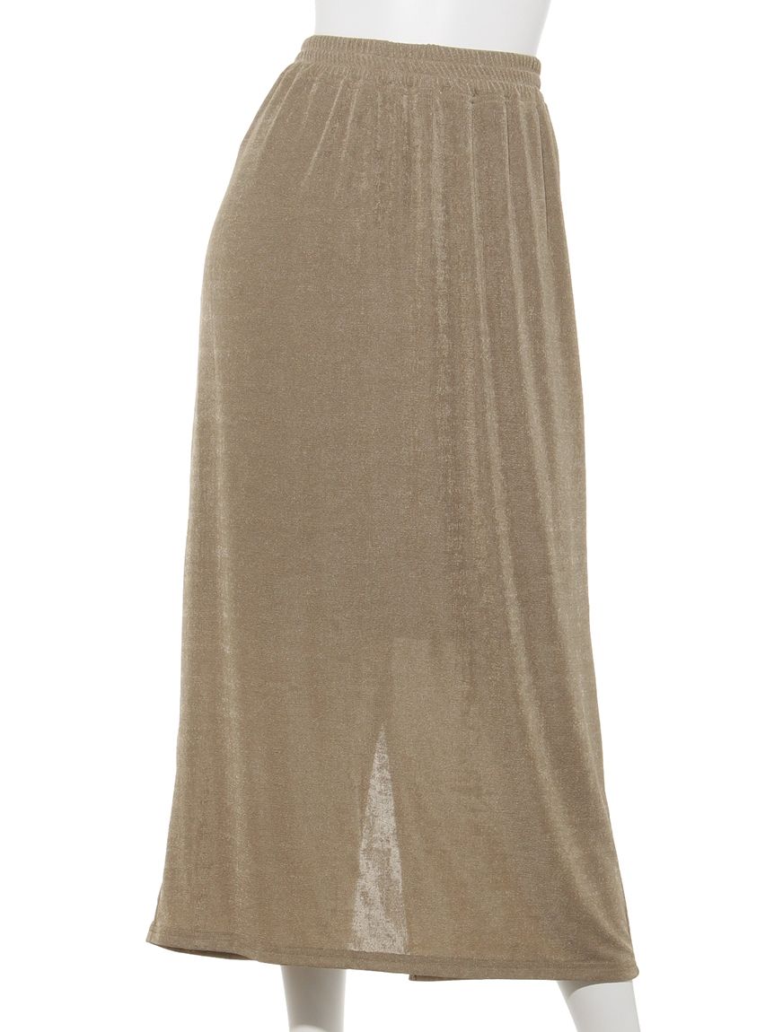 アメリカンホリック AMERICAN HOLIC シャイニーカットタイトスカート （GrayBeige） GrayBeige