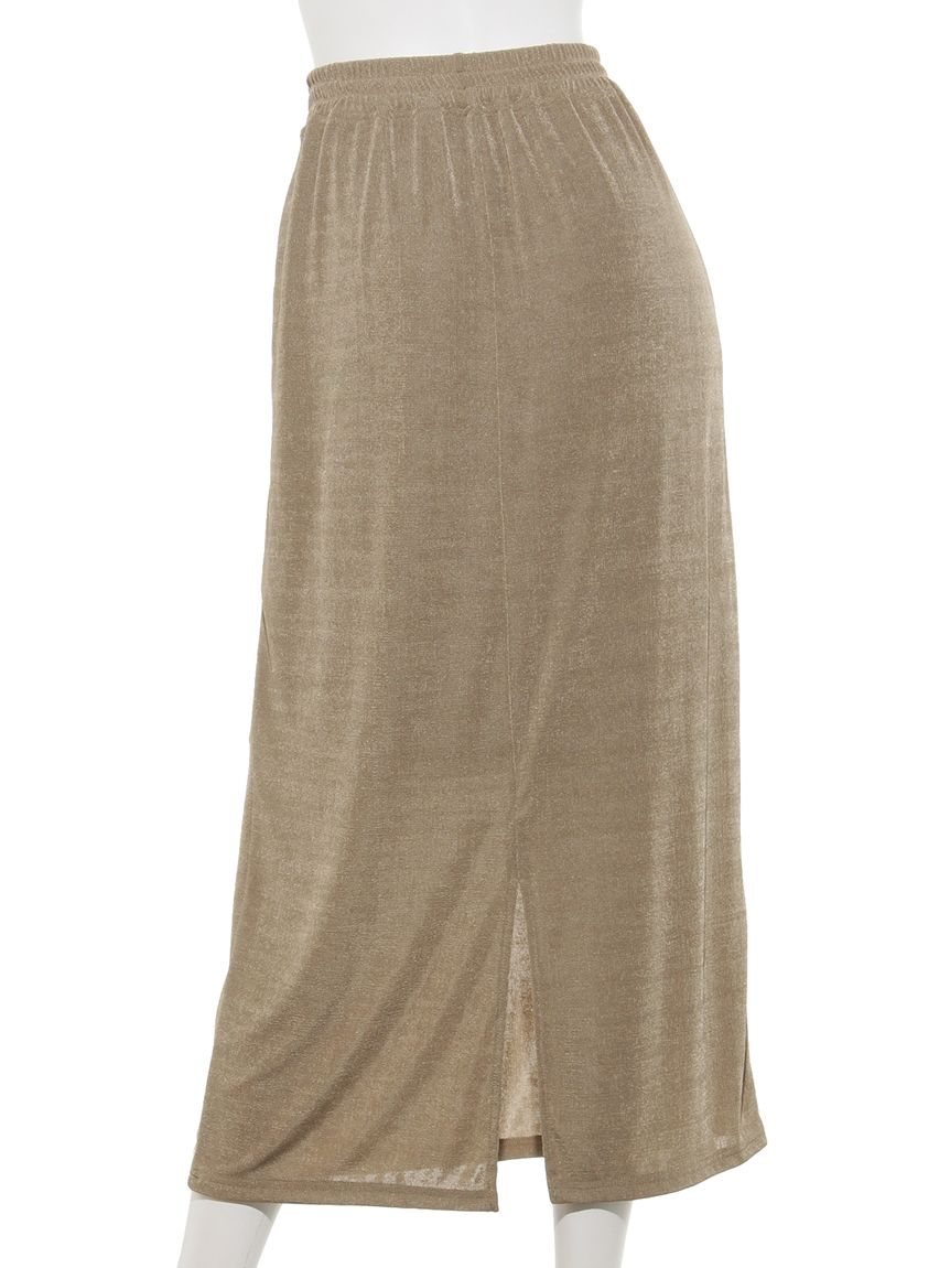 アメリカンホリック AMERICAN HOLIC シャイニーカットタイトスカート （GrayBeige） GrayBeige