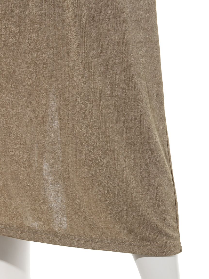 アメリカンホリック AMERICAN HOLIC シャイニーカットタイトスカート （GrayBeige） GrayBeige