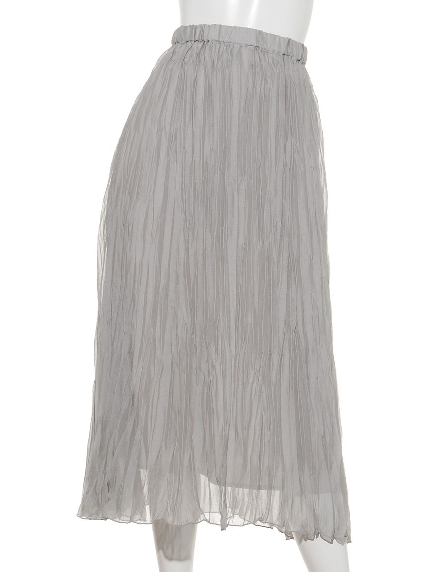 アメリカンホリック AMERICAN HOLIC 丈違いシャイニープリーツスカート （LightGray） LightGray