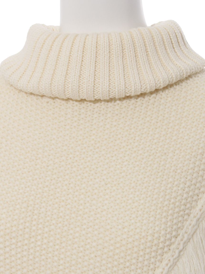 アメリカンホリック AMERICAN HOLIC フリンジケーブルニットプルオーバー （OffWhite） OffWhite
