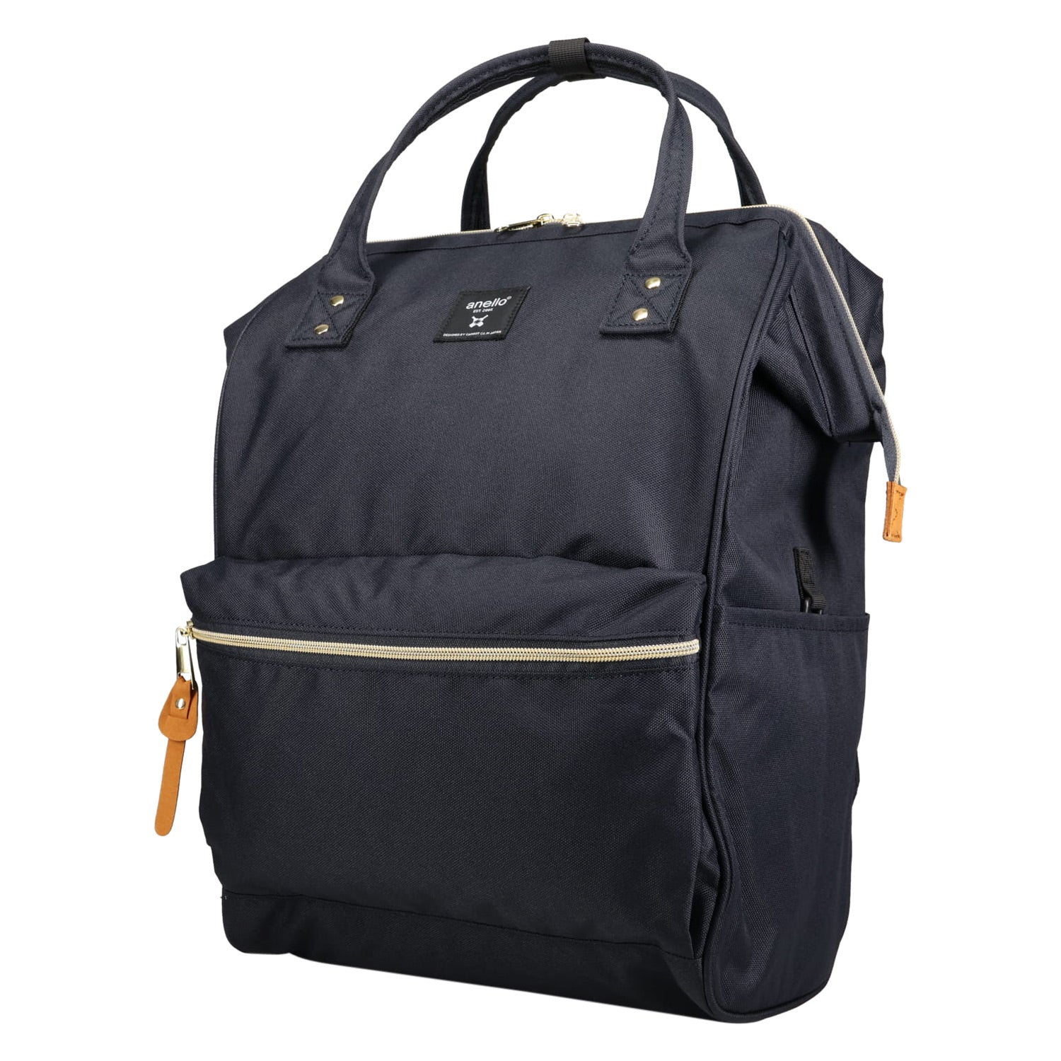 アネロ anello リュック バッグ バックパック クロスボトル メンズ レディース 22L A4 撥水 Lサイズ ATB2521Z （ネイビー(NV)） ネイビー(NV)