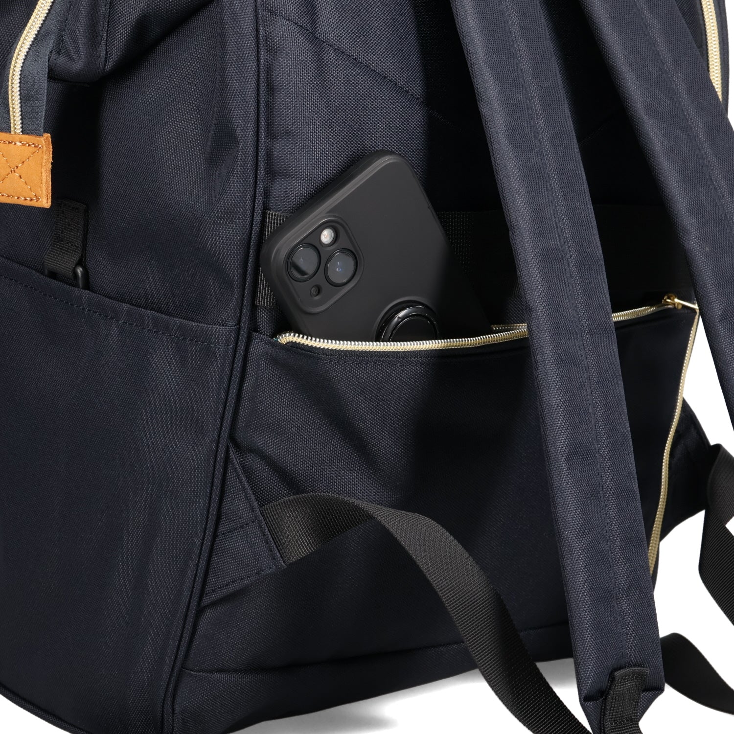アネロ anello リュック バッグ バックパック クロスボトル メンズ レディース 22L A4 撥水 Lサイズ ATB2521Z （ネイビー(NV)） ネイビー(NV)
