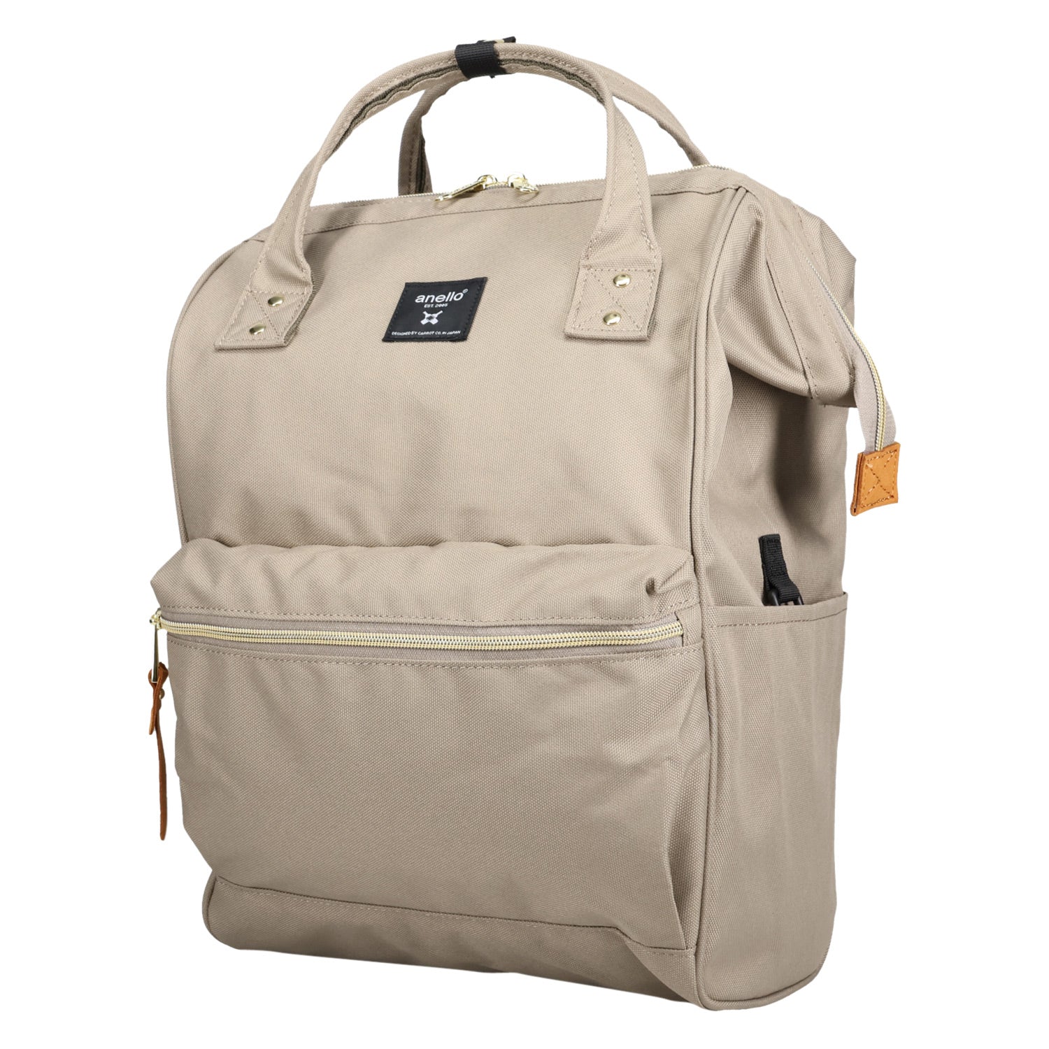 アネロ anello リュック バッグ バックパック クロスボトル メンズ レディース 18L A4 撥水 口金 ATB0193Z （グレーベージュ(GBE)） グレーベージュ(GBE)
