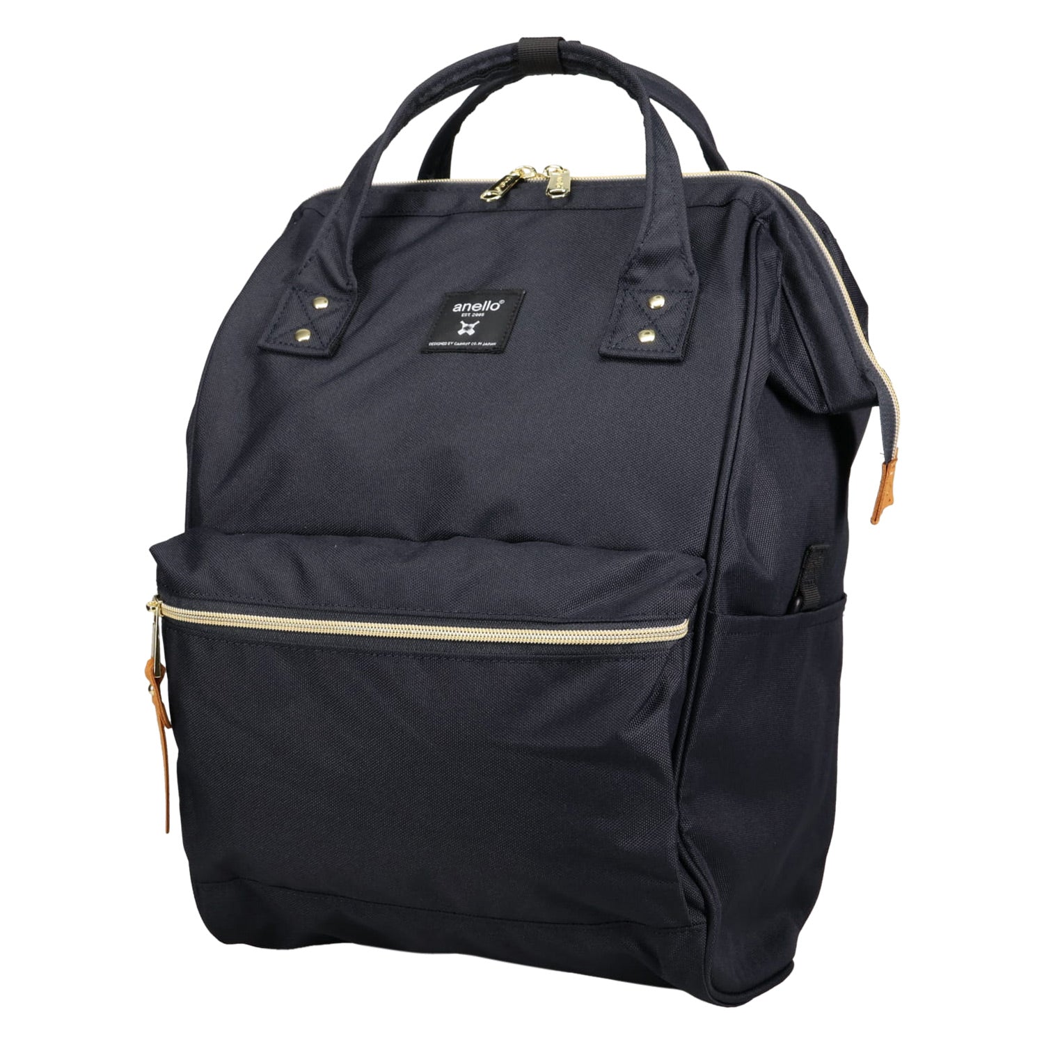 アネロ anello リュック バッグ バックパック クロスボトル メンズ レディース 18L A4 撥水 口金 ATB0193Z （ネイビー(NV)） ネイビー(NV)