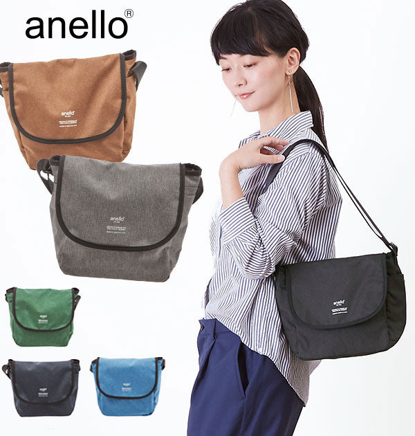 アネロ anello アネロ anello #AT-N0661 杢調 フラップミニショルダーバッグ