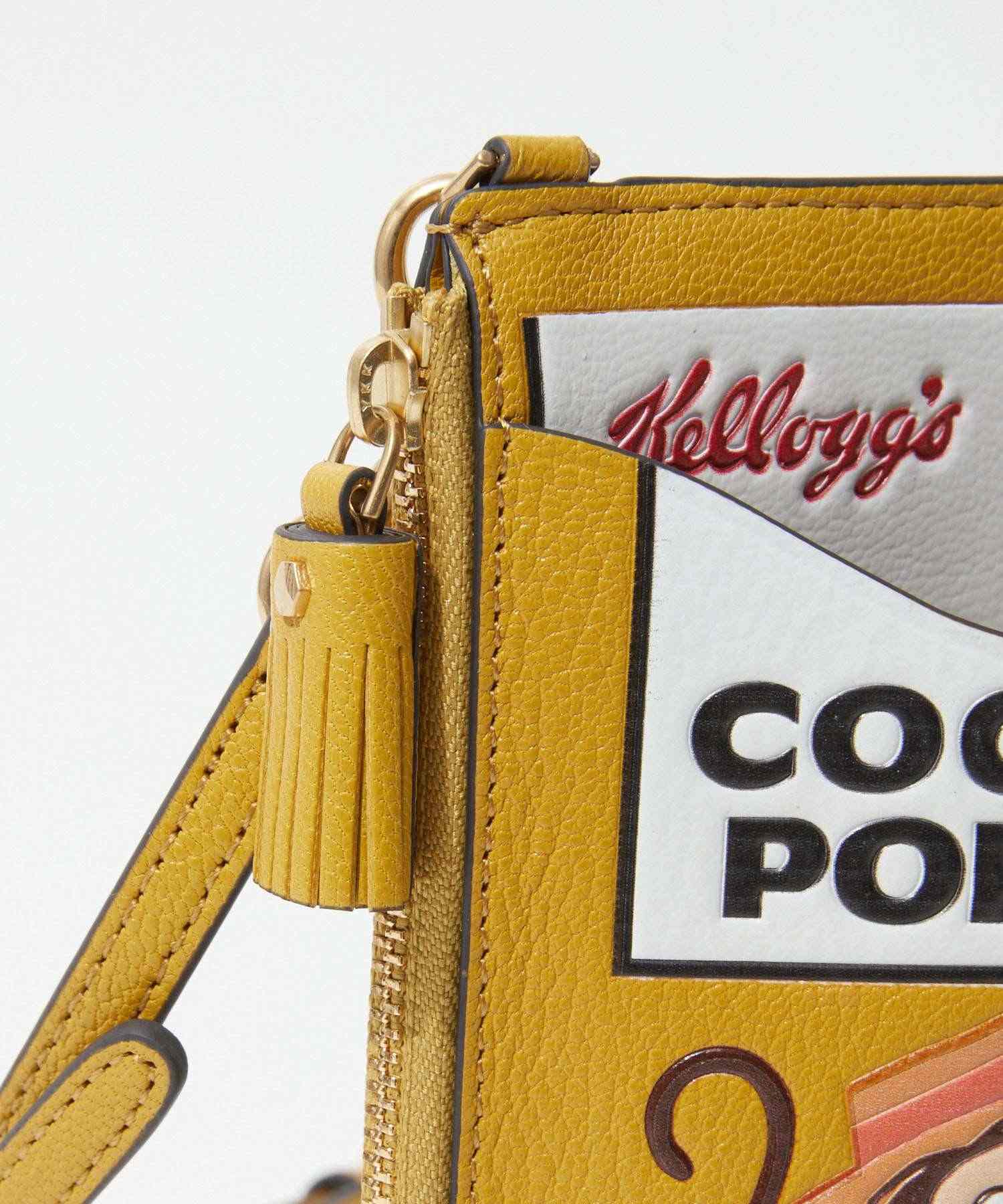 アニヤハインドマーチ Anya Hindmarch 5050925 179744 ショルダーバッグ ココポップス Anya Brands Zip Phone Pouch on Strap Coco Pops in Shiny Capra レディース