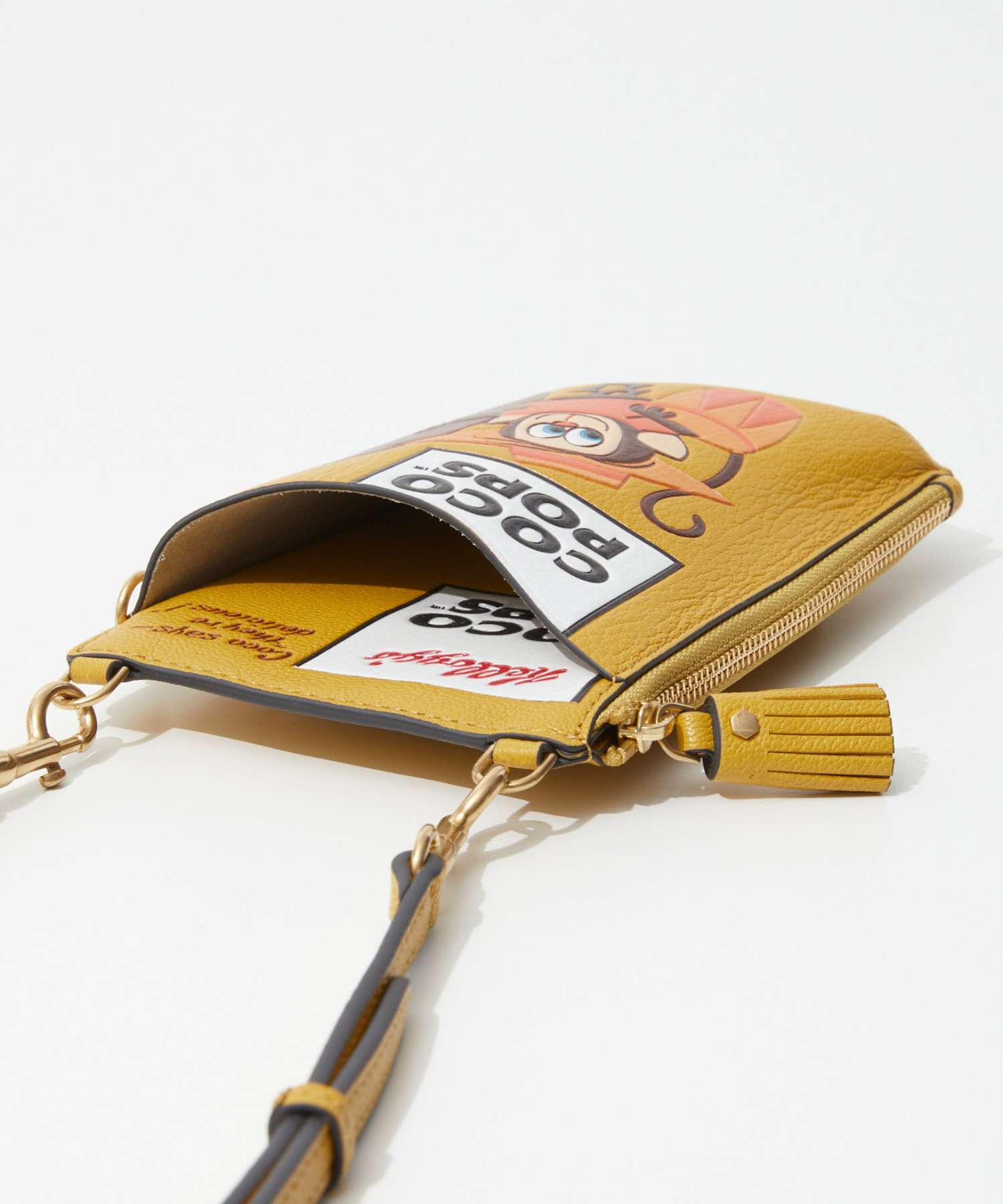 アニヤハインドマーチ Anya Hindmarch 5050925 179744 ショルダーバッグ ココポップス Anya Brands Zip Phone Pouch on Strap Coco Pops in Shiny Capra レディース