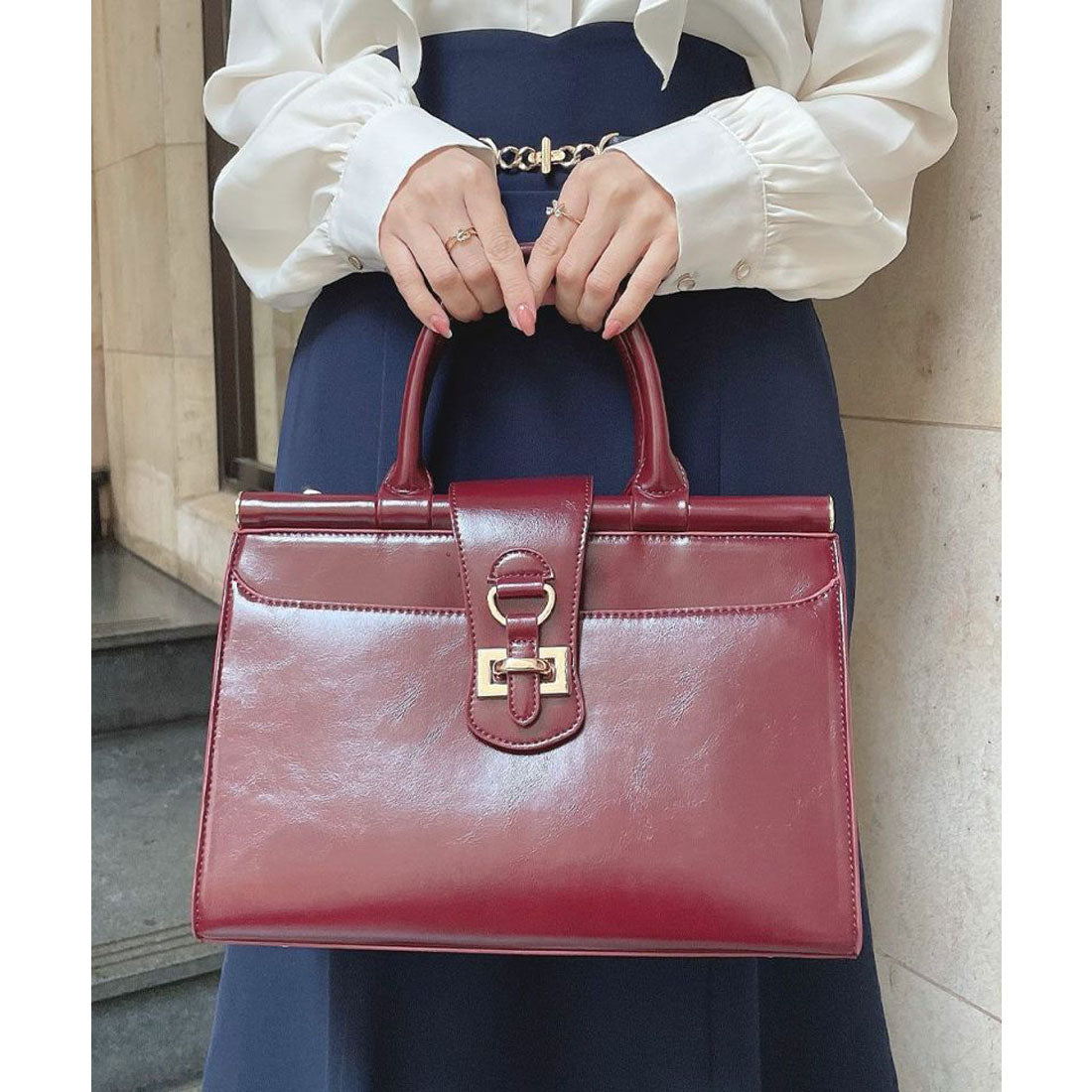 an another angelus an another angelus 【WEB限定】Belt Design Tote Bag