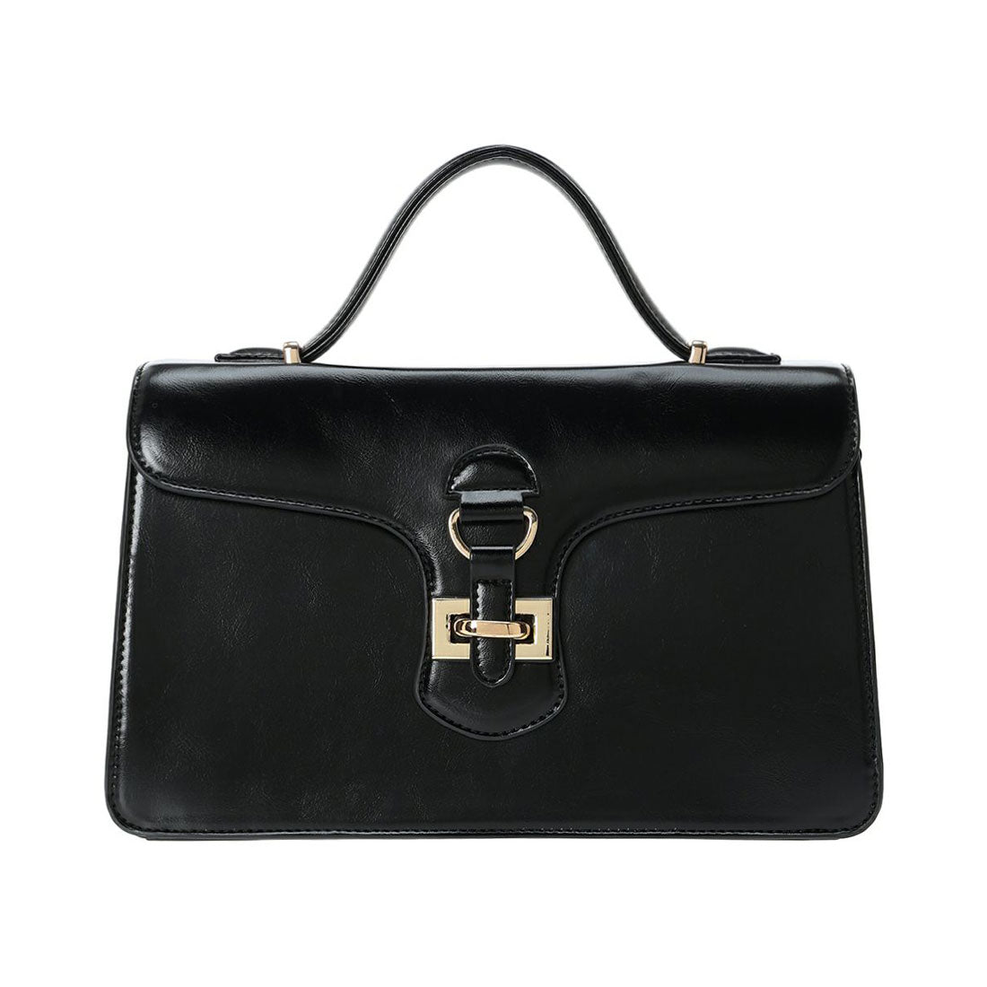 アンアナザーアンジェラス an another angelus 【WEB限定】ベルトフラップハンドバッグ （BLACK） BLACK