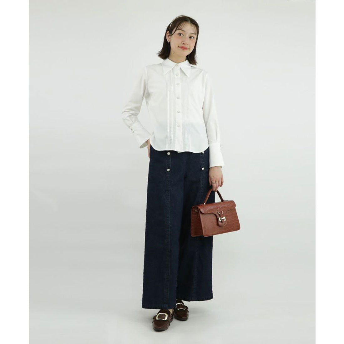 アンアナザーアンジェラス an another angelus バックル使いローヒールシューズ