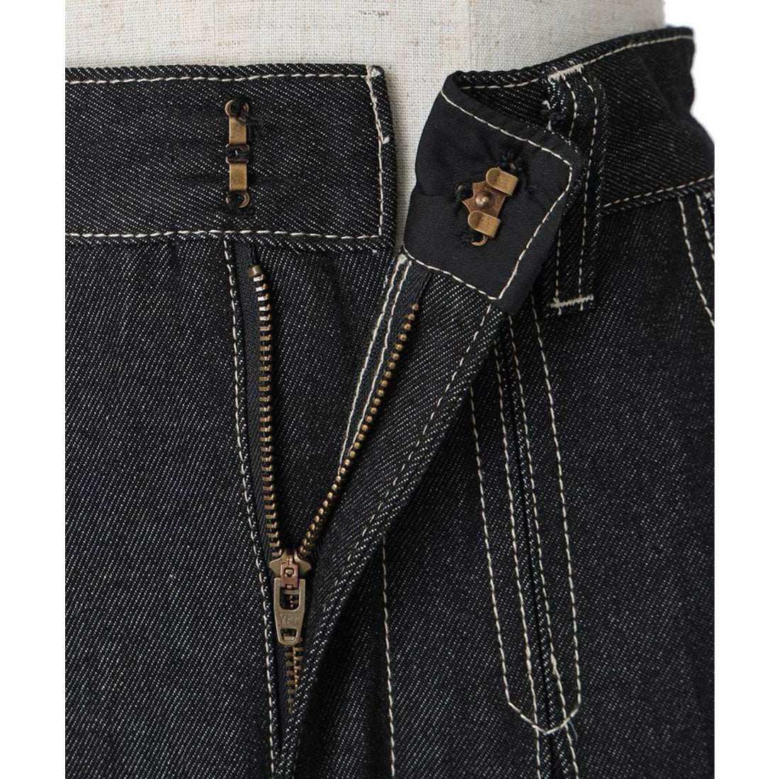 アンアナザーアンジェラス an another angelus ベルト付きボックスタックデニムスカート【洗える】 （L/BLUE） L/BLUE