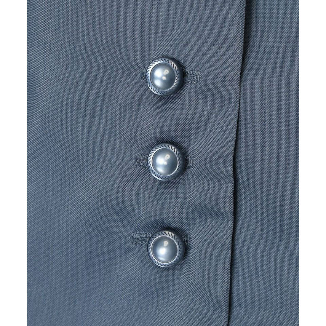 アンアナザーアンジェラス an another angelus 【洗える】レトロ釦使い開衿シャツワンピース （OFF×NAVY） OFF×NAVY