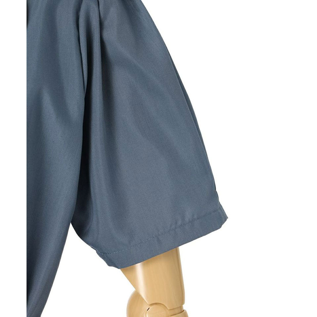 アンアナザーアンジェラス an another angelus 【洗える】レトロ釦使い開衿シャツワンピース （OFF×NAVY） OFF×NAVY