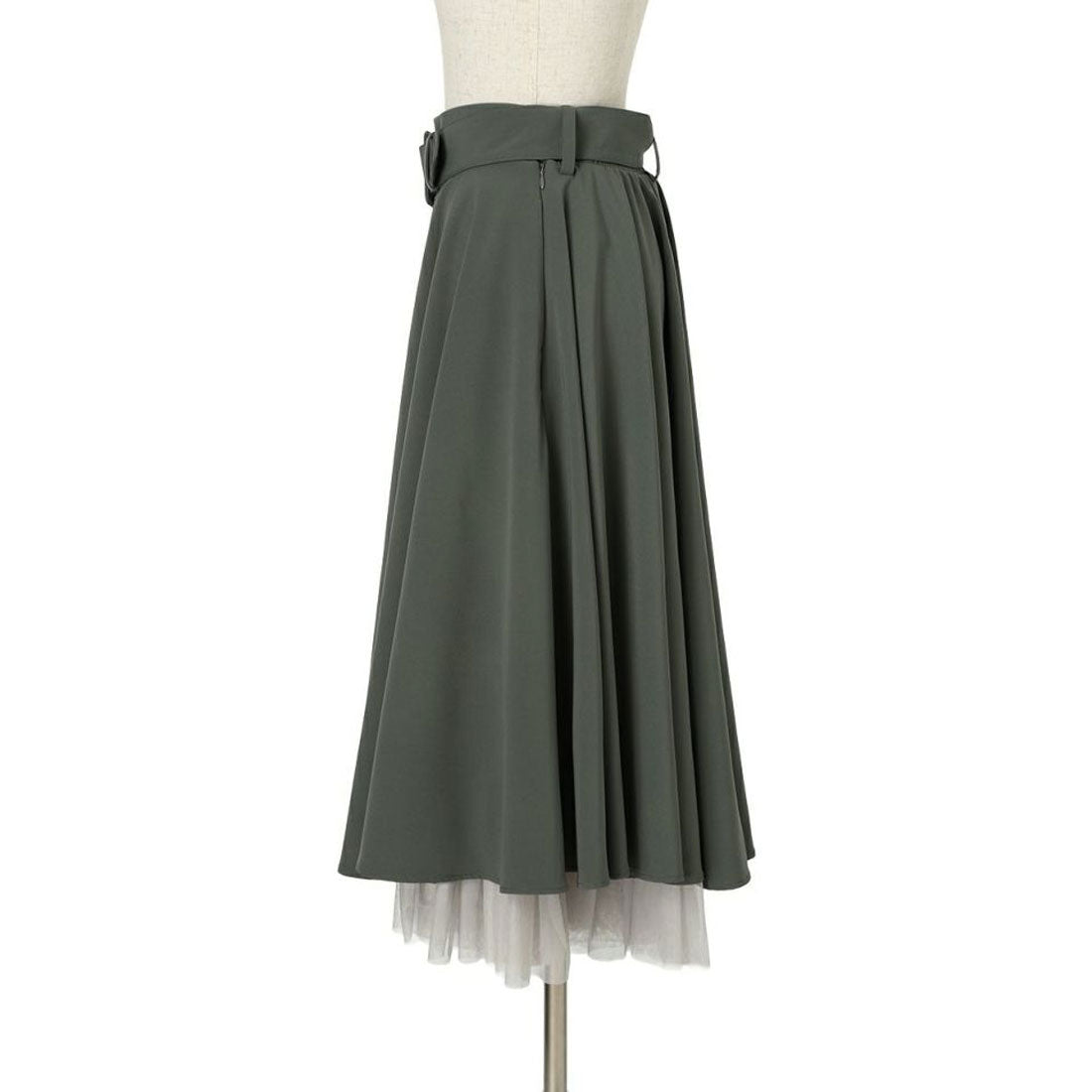 アンアナザーアンジェラス an another angelus 【洗える・接触冷感】パニエサーキュラースカート （DARK PINK） DARK PINK