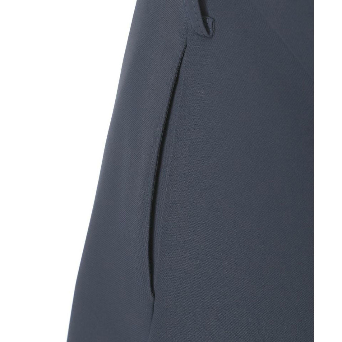 アンアナザーアンジェラス an another angelus 【洗える】ベルト付き開衿ジレワンピース （GRAY） GRAY