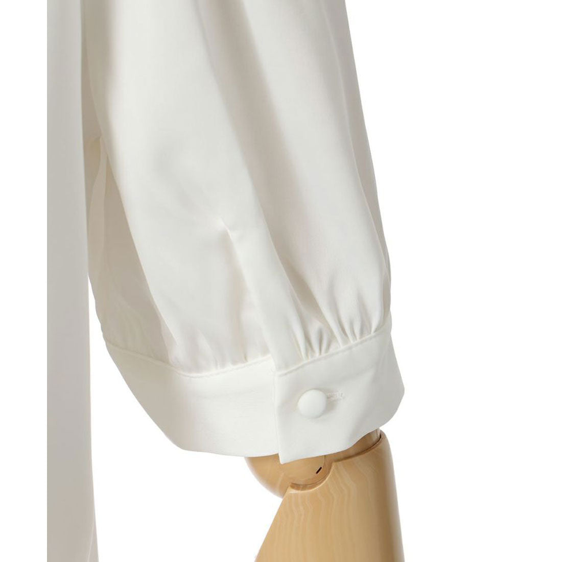 アンアナザーアンジェラス an another angelus 【洗える】スカーフ風ラッフルリボンタイ付きブラウス （L/BEIGE） L/BEIGE