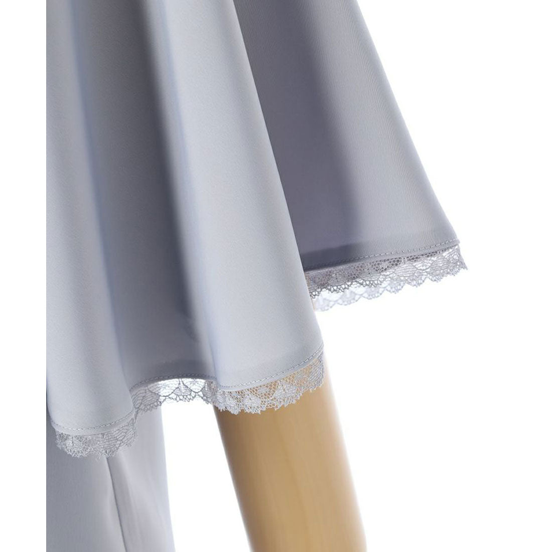 アンアナザーアンジェラス an another angelus レース使いケープスリーブブラウス （BLUE GRAY） BLUE GRAY