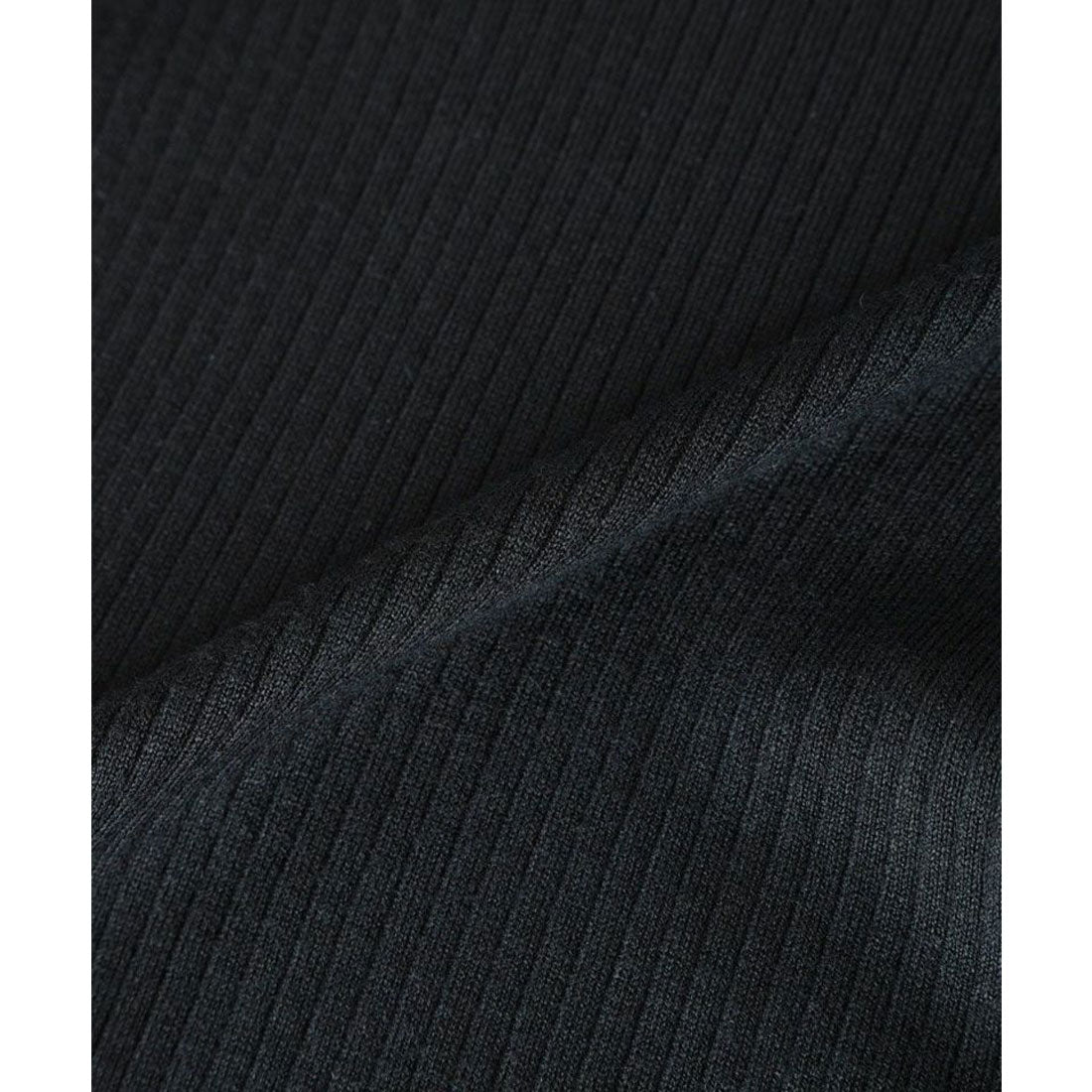 アンアナザーアンジェラス an another angelus 【洗える/4色展開】配色レースリブニットプルオーバー （BLACK） BLACK