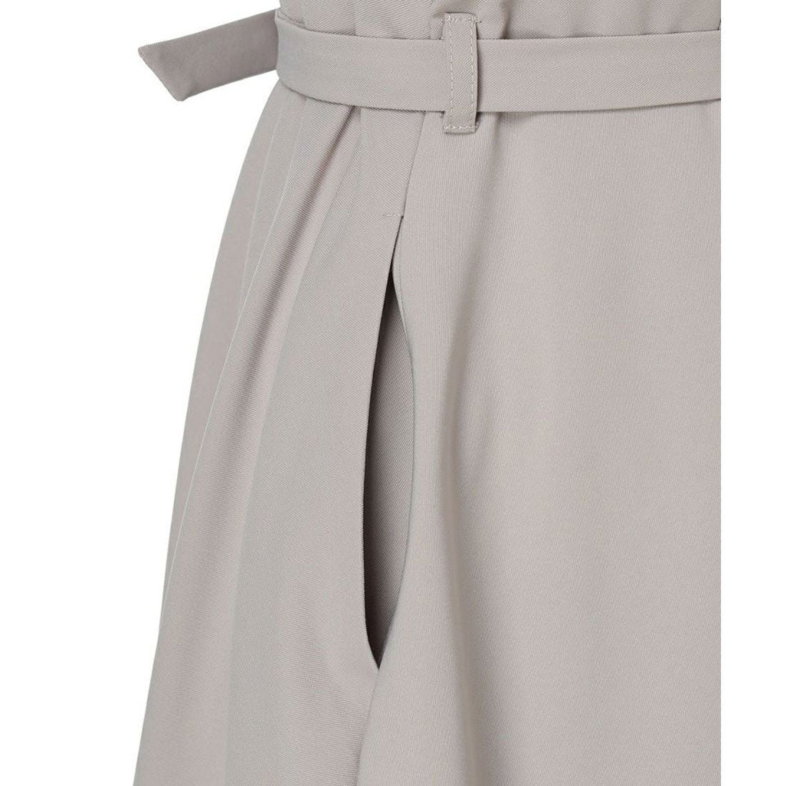 アンアナザーアンジェラス an another angelus 【洗える】リボンタイ付きクレリックサーキュラーワンピース （L/GRAY） L/GRAY