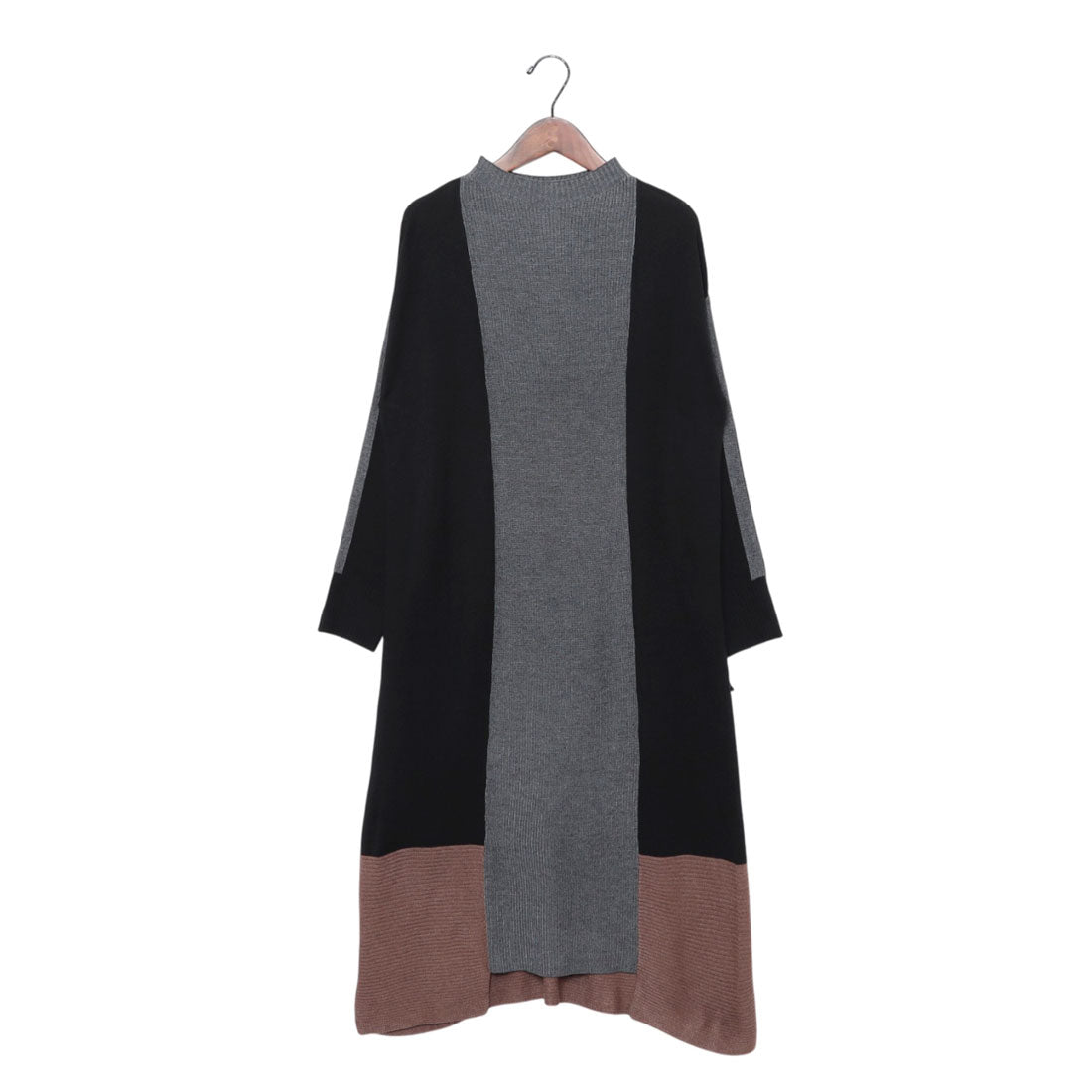 Anna Nicola Knit Dress with Patterned Panels Anna Nicola Knit Dress with Patterned Panels