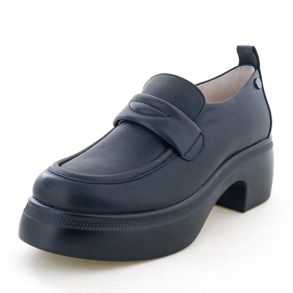 ANYO Thick-soled Coin Loafers