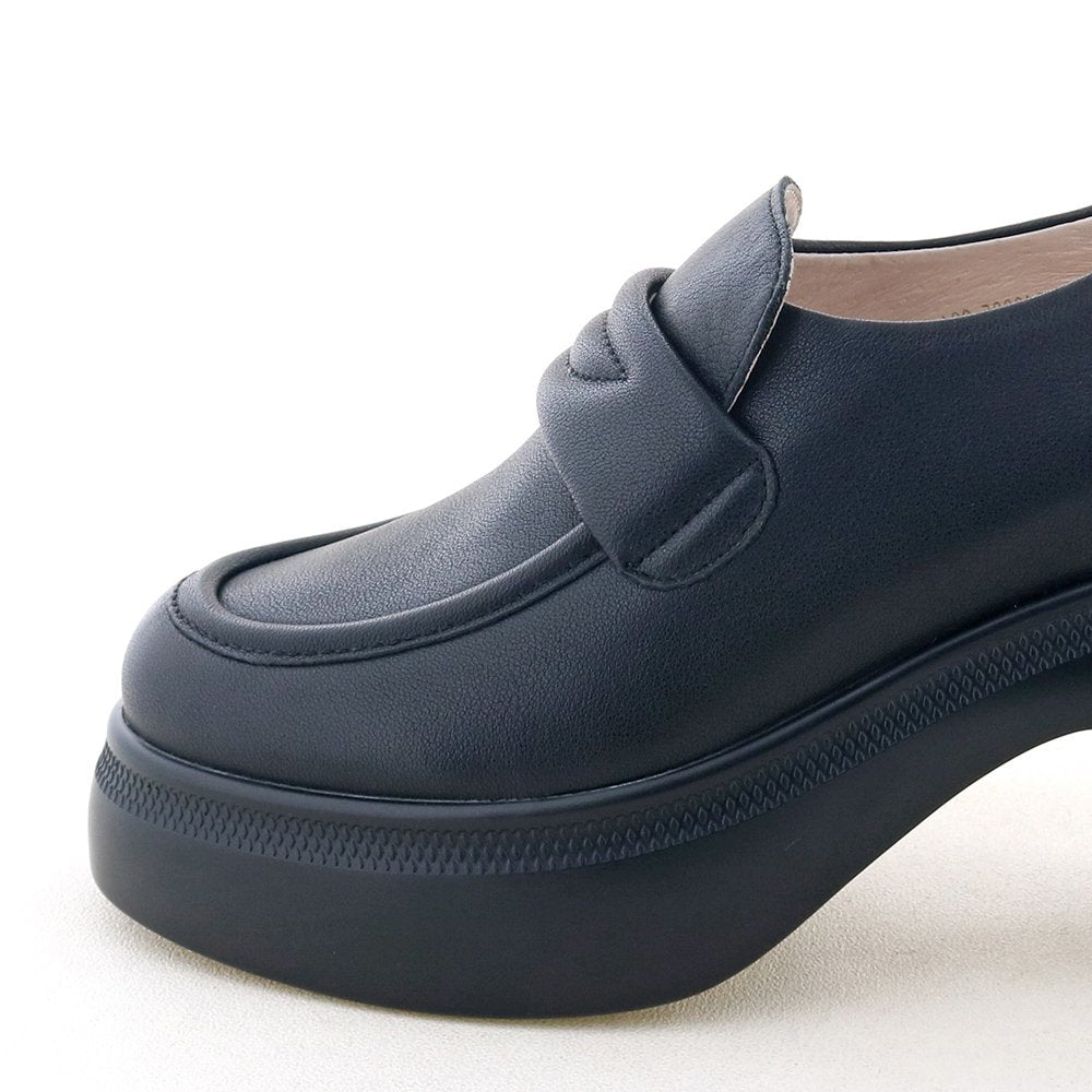 ANYO Thick-soled Coin Loafers