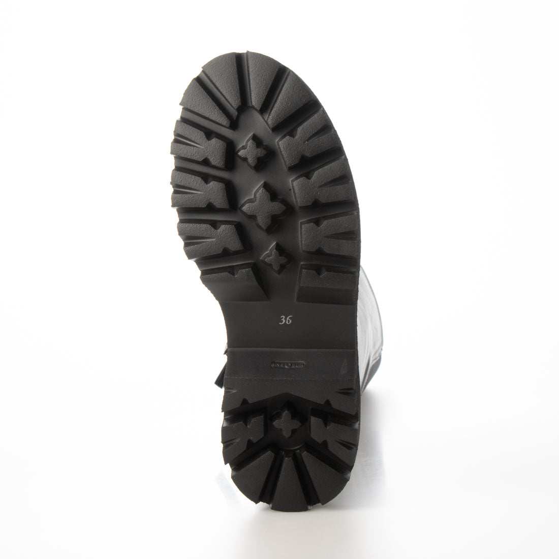 BERVICATO round toe tank sole long boots