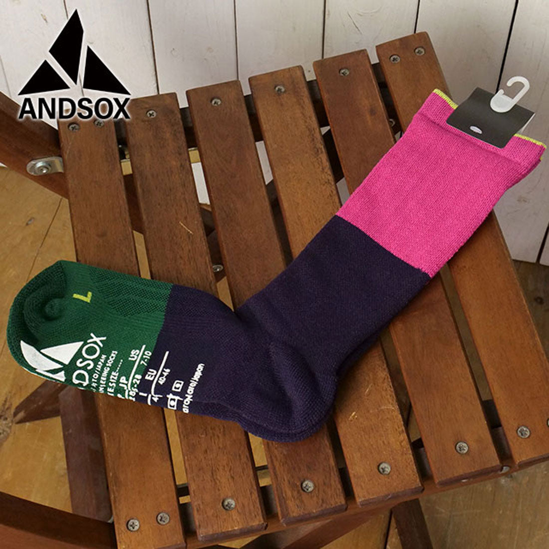 アンドソックス ANDSOX SUPPORT PILE CREW PARETTO [26500/26501] （PARETTO） PARETTO
