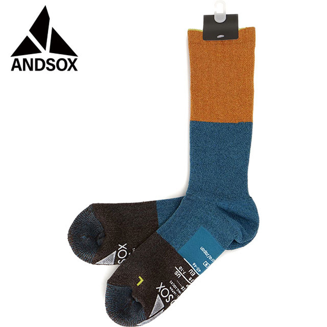 アンドソックス ANDSOX SUPPORT PILE CREW RETORO [26502/26503] （RETORO） RETORO