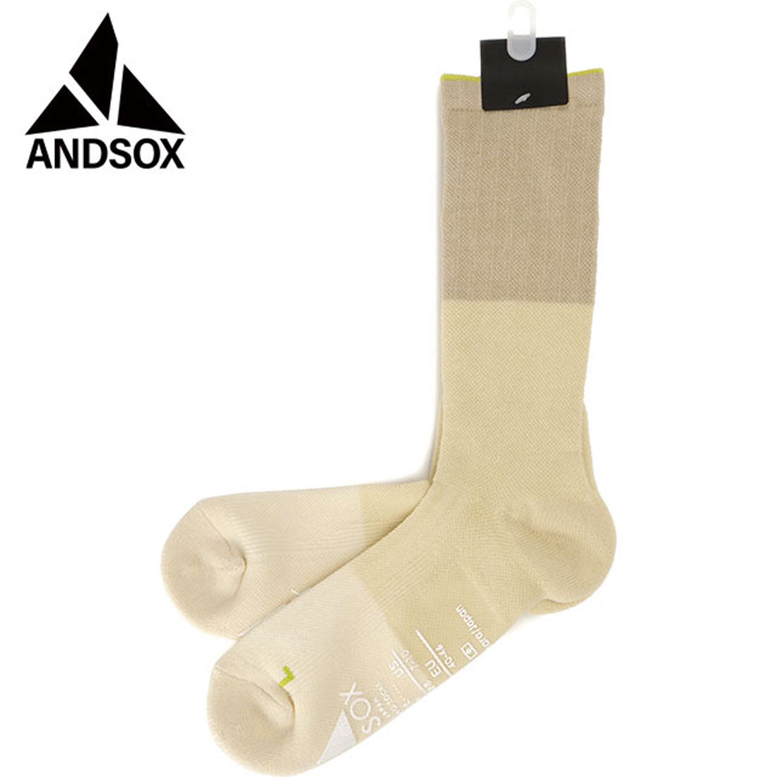 アンドソックス ANDSOX SUPPORT PILE CREW OFFWHITE [26490/26491] （OFFWHITE） OFFWHITE