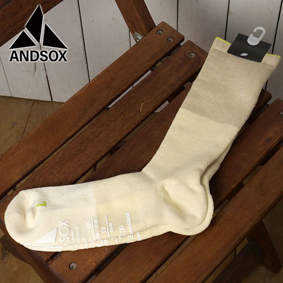 アンドソックス ANDSOX SUPPORT PILE CREW OFFWHITE [26490/26491] （OFFWHITE） OFFWHITE