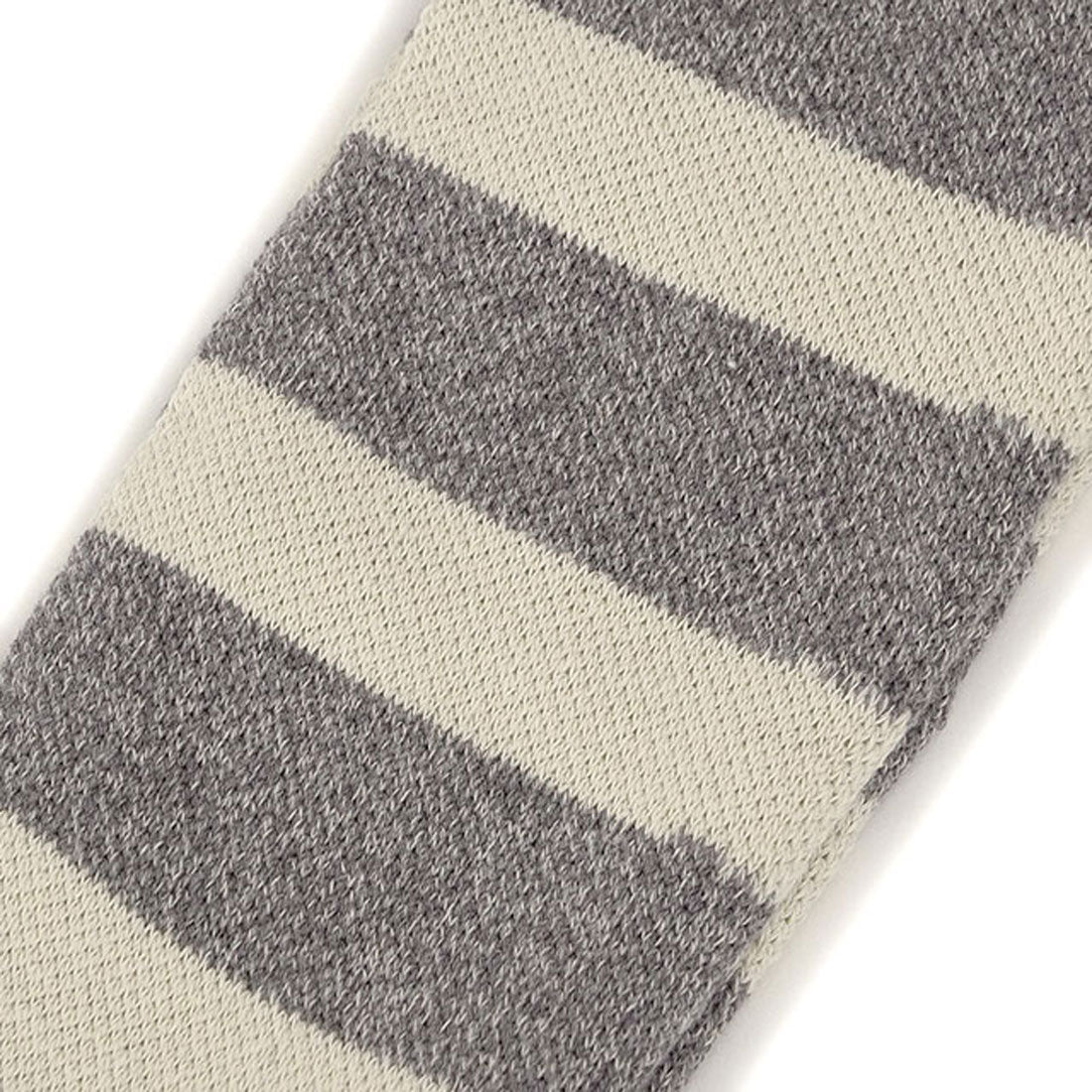 アンドソックス ANDSOX SUPPORT PILE CREW STRIPE GRAY/OFFWHITE [26480/26481] （GRAY/OFFWHITE） GRAY/OFFWHITE