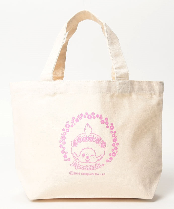 エーエヌシーストア ANC STORE モンチッチ/缶バッジ付きトートバッグ
