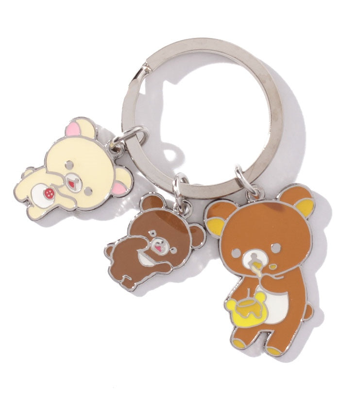 エーエヌシーストア ANC STORE リラックマ/3連メタルキーチェーン/フレンド,MULCH