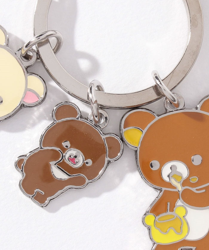 エーエヌシーストア ANC STORE リラックマ/3連メタルキーチェーン/フレンド