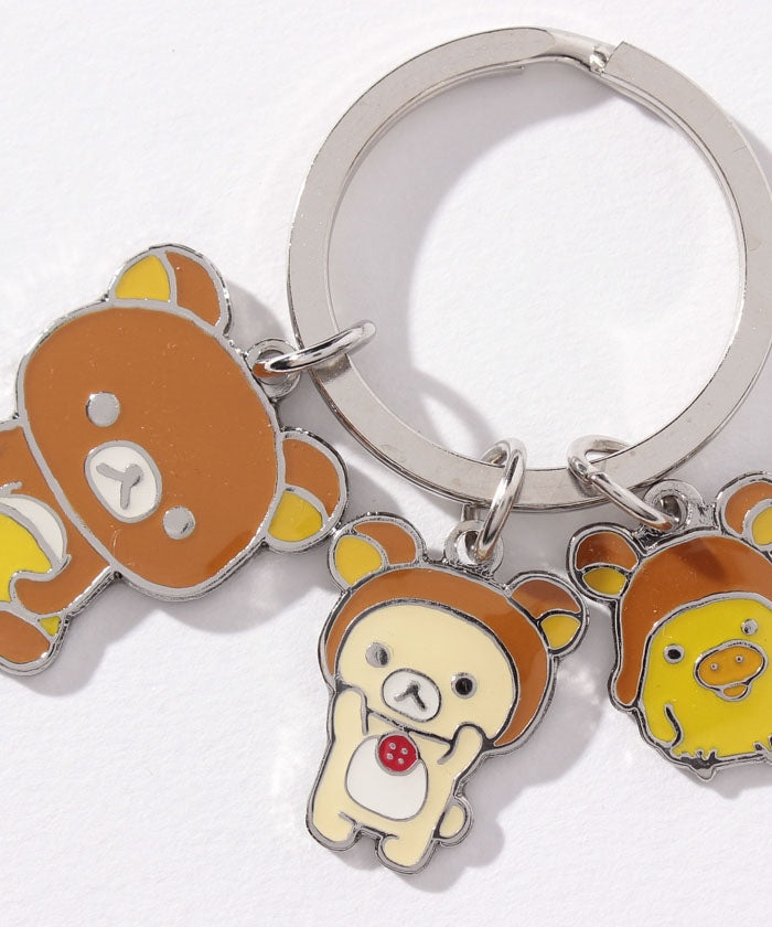 エーエヌシーストア ANC STORE リラックマ/3連メタルキーチェーン/ポーズ