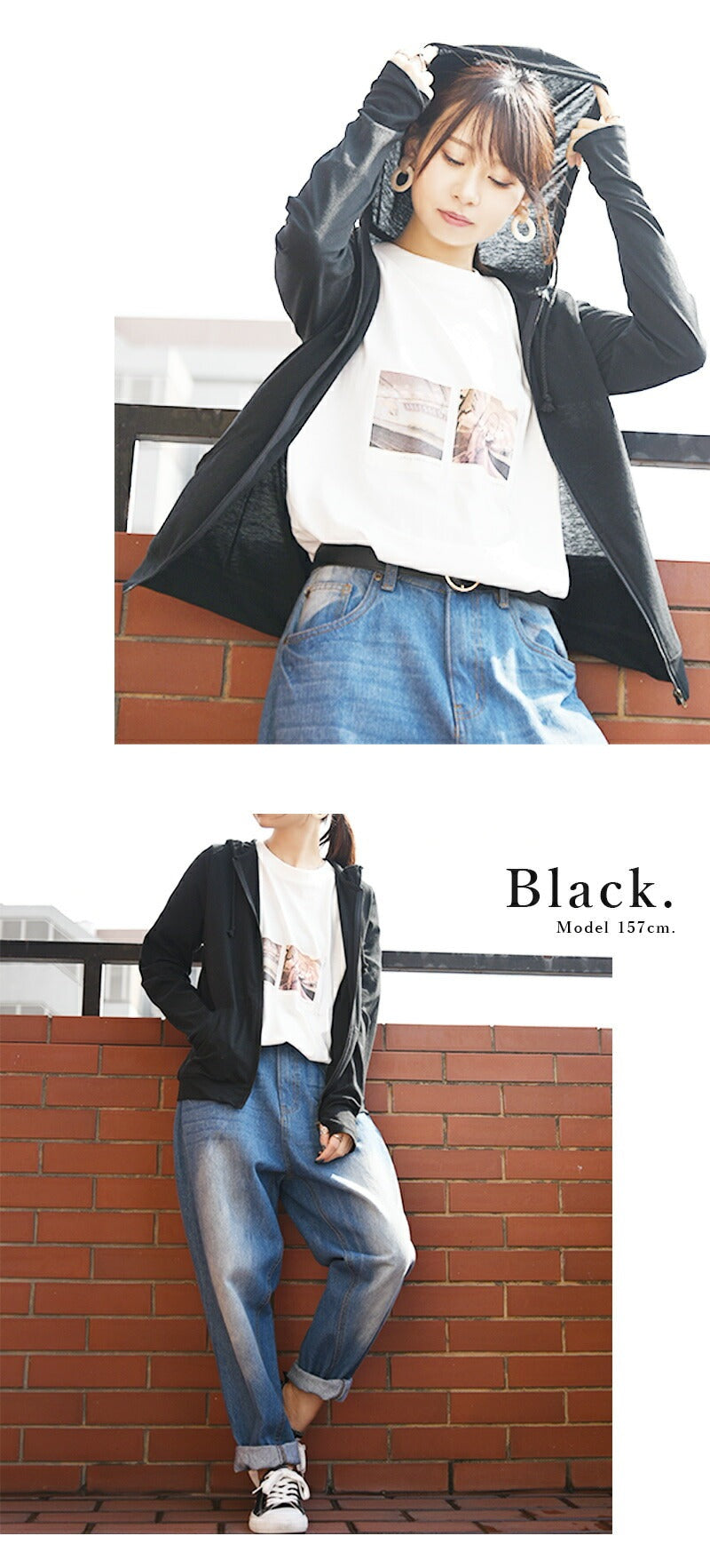 アンドイット and it_ UVカットパーカー パーカー UV カット レディース 長袖 春夏 紫外線対策 日除け 紫外線  羽織り ZIPパーカー 指穴 uvパーカー ZIPパーカー お （31杢グレー） 31杢グレー