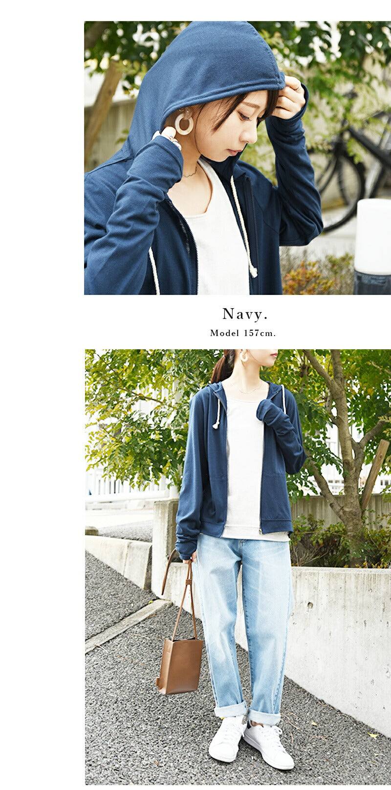 アンドイット and it_ UVカットパーカー パーカー UV カット レディース 長袖 春夏 紫外線対策 日除け 紫外線  羽織り ZIPパーカー 指穴 uvパーカー ZIPパーカー お （31杢グレー） 31杢グレー