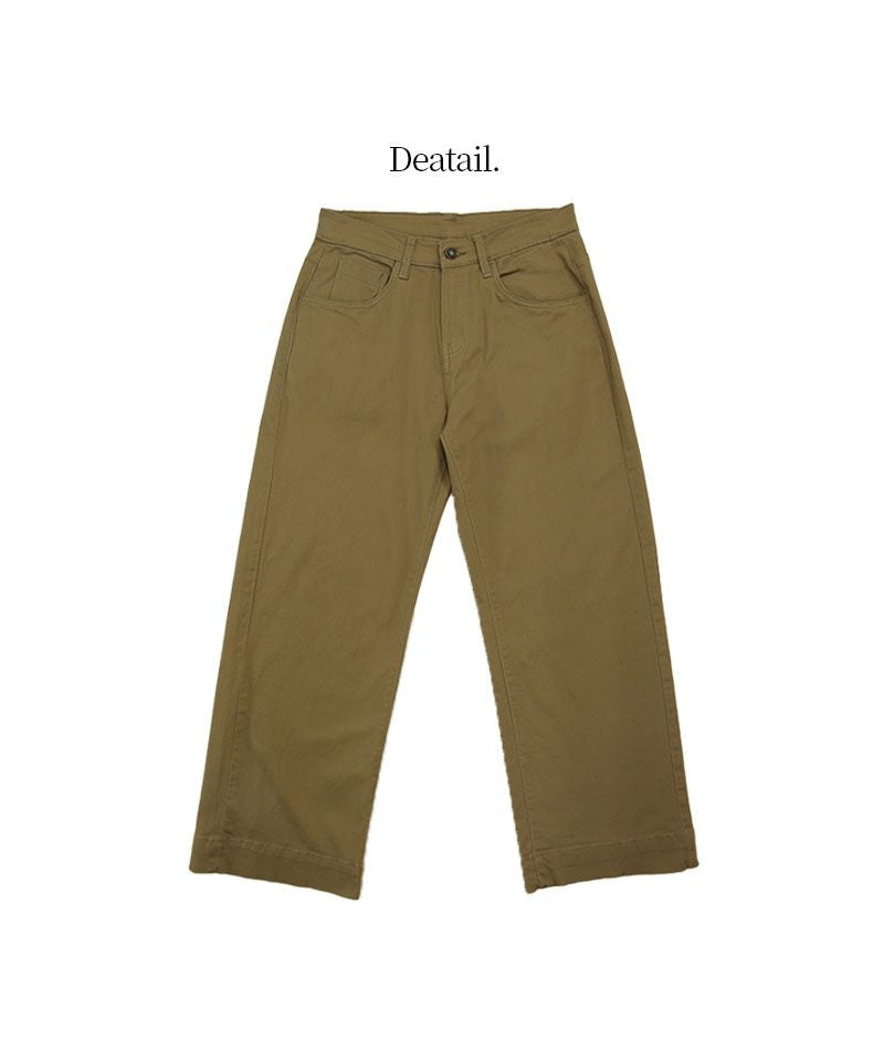 And it Stretch Twill Semi-Wide Pants