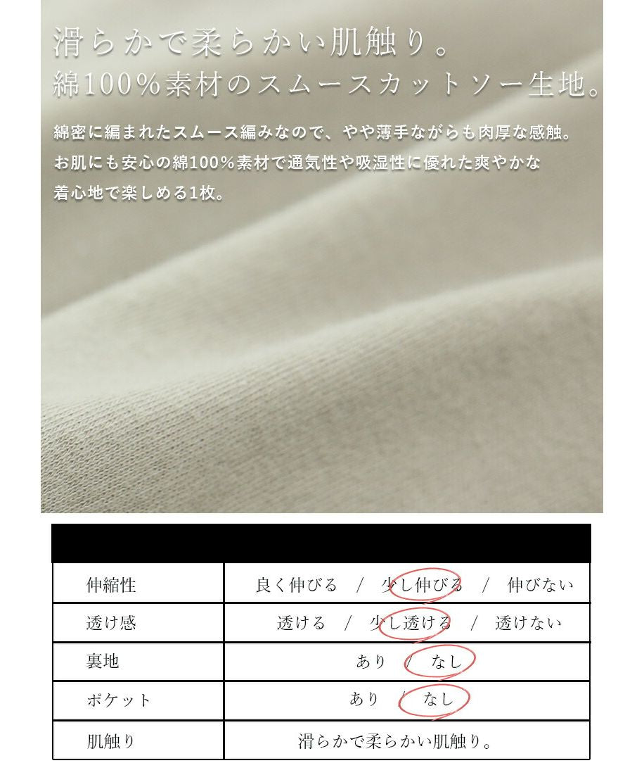 アンドイット and it_ ハイネック5分袖コットンスムースカットソー カットソー レディース 春夏 半袖 綿100％ トップス Tシャツ ティーシャツ コットン ハイネック シンプル 無