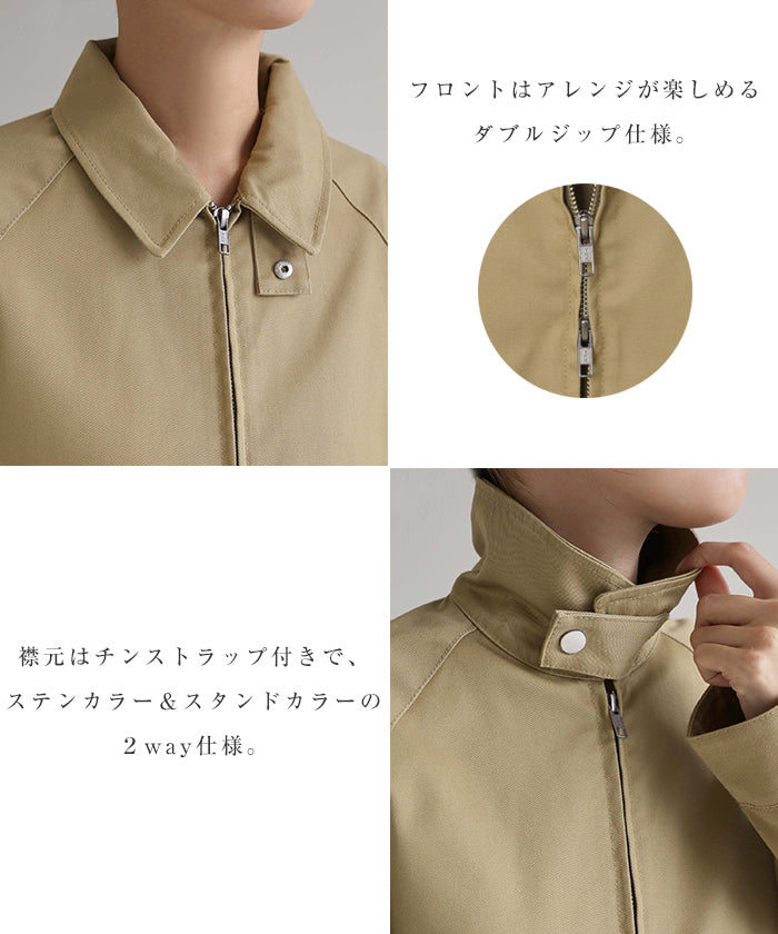 アンドミー andme TCツイル スウィングトップ ジャケット ブルゾン ANME アンメ