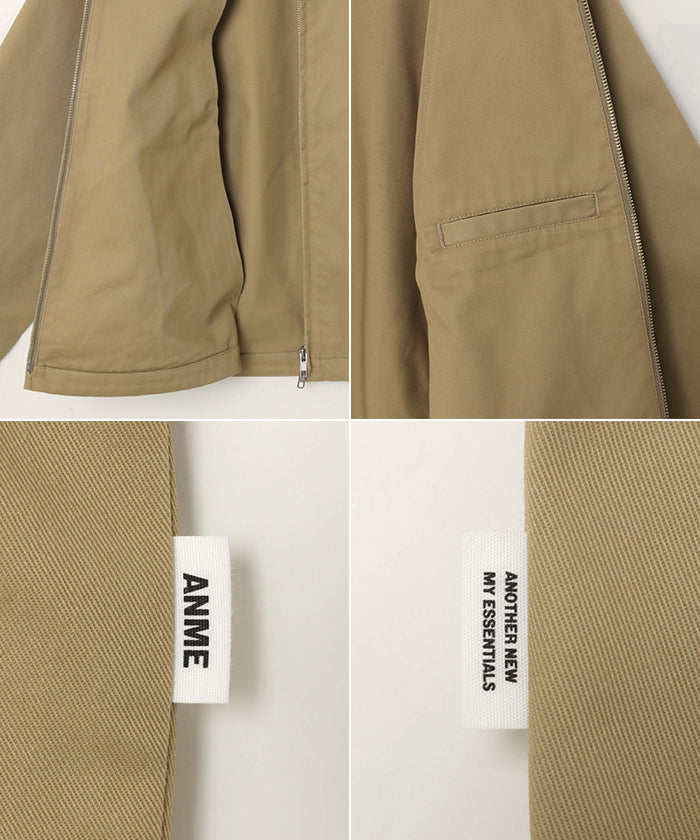 アンドミー andme TCツイル スウィングトップ ジャケット ブルゾン ANME アンメ