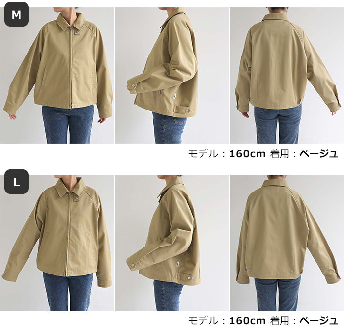 アンドミー andme TCツイル スウィングトップ ジャケット ブルゾン ANME アンメ